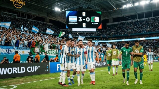Klasemen Resmi Grup J Piala Dunia 2026 Usai Argentina Kalahkan Aljazair 3–0
