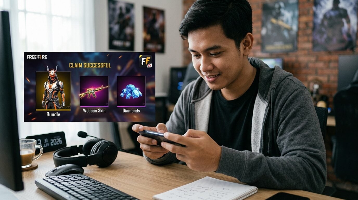 Kode Redeem FF 23 Juni 2026: Klaim Skin, Diamond & Item Eksklusif Gratis