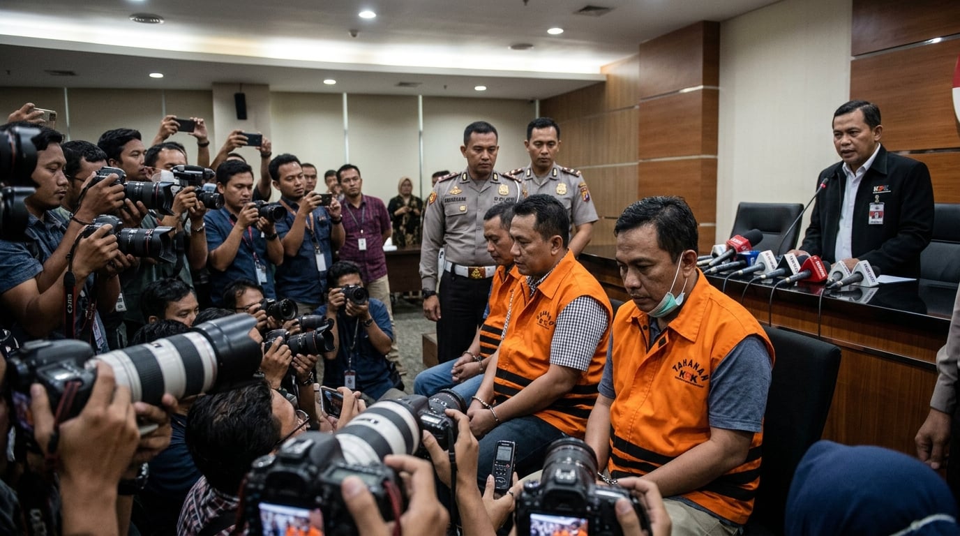 KPK Tahan 3 Tersangka Korupsi Pembangunan Gedung Lamongan