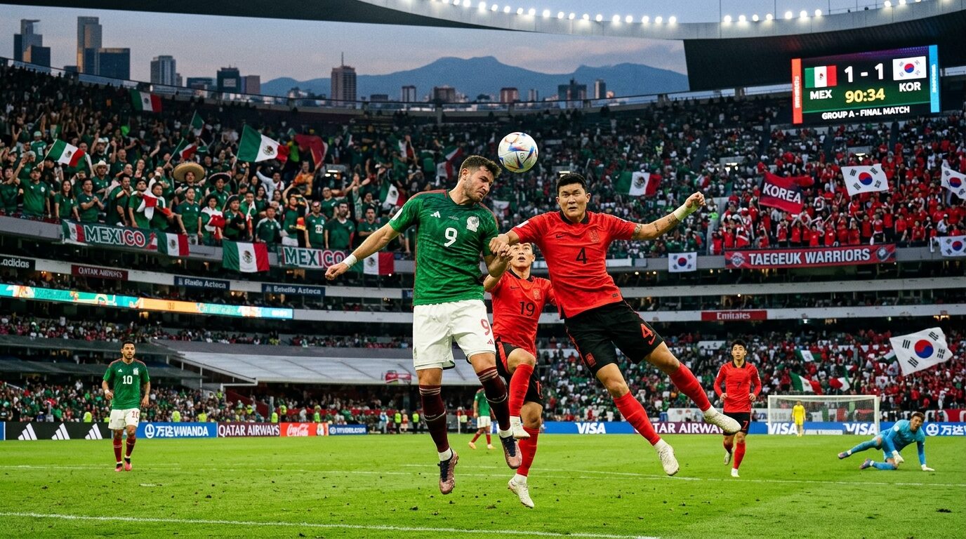 Laga Puncak Meksiko vs Korea Selatan di Grup A Piala Dunia 2026