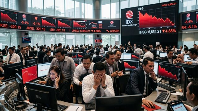 IHSG Jeblok ke Level Terendah 5 Tahun, Investor Asing Terus Kabur