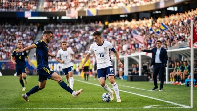 Lineup USA vs Bosnia: Pochettino Turunkan Formasi 4-3-3 Terbaik di Piala Dunia 2026