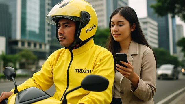 Maxim Mulai Terapkan Komisi Aplikasi 8 Persen per 1 Juli