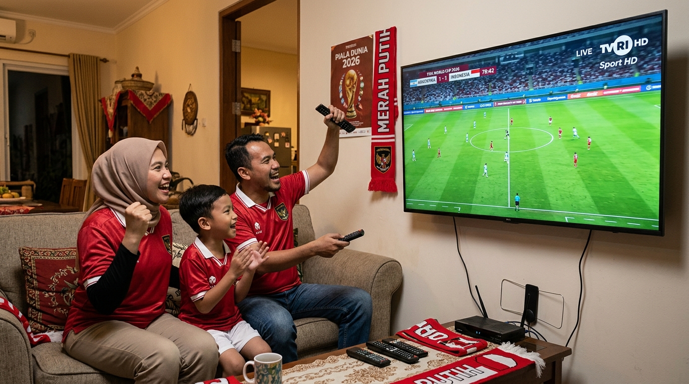 Nonton Piala Dunia 2026 di TVRI Sport HD: Gratis, Resmi & Cara Mudahnya