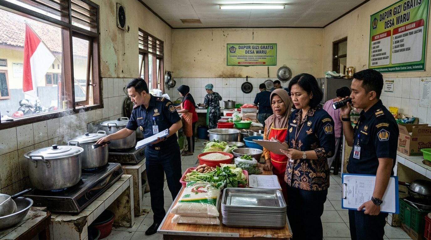 Pegawai Kemenkeu Bakal Sidak ke Daerah, Dapur Makan Bergizi Gratis yang
