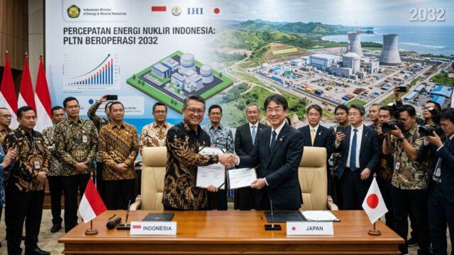 Percepatan Energi Nuklir: Indonesia Gandeng Jepang, Target PLTN Beroperasi 2032