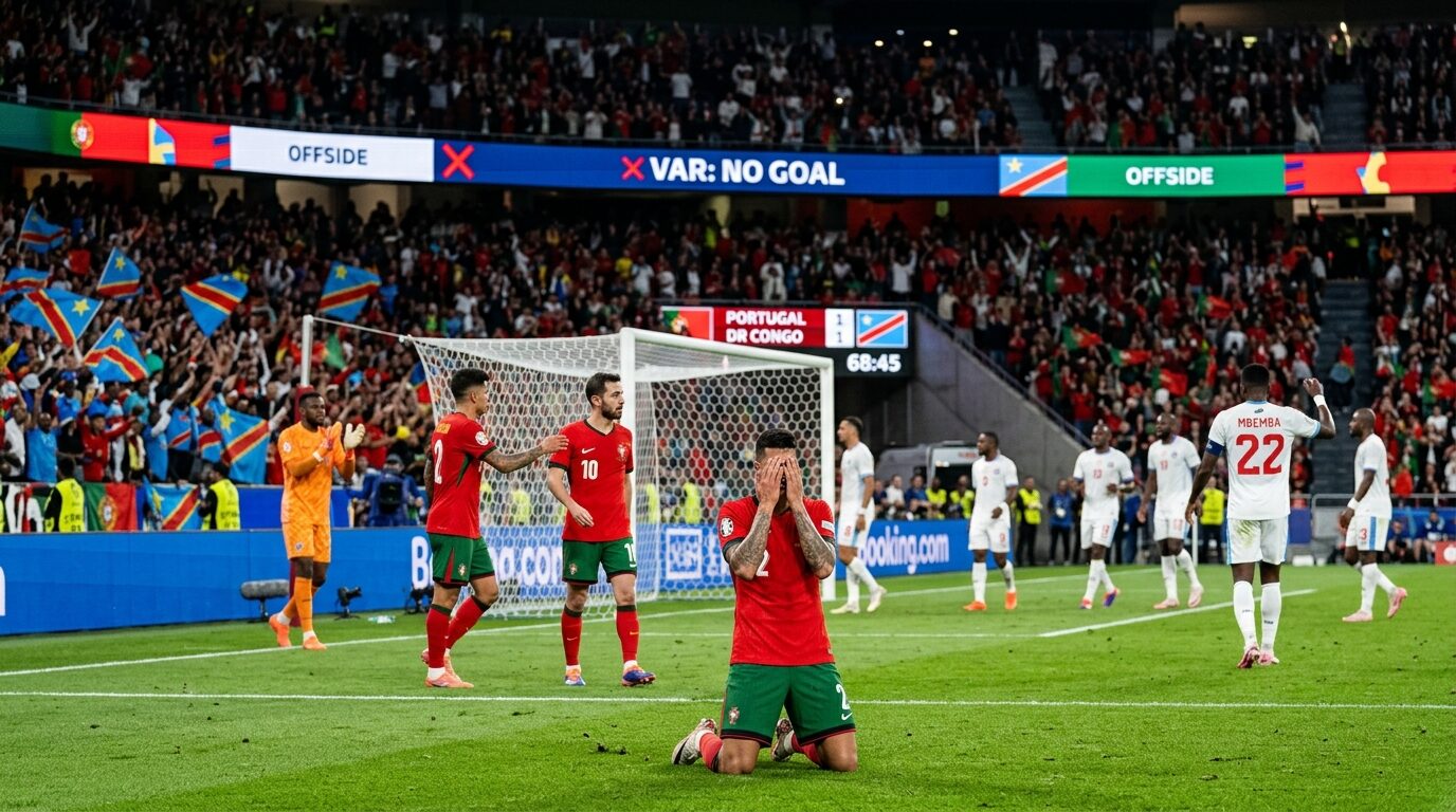 Portugal Ditahan Imbang RD Kongo 1-1 di Piala Dunia 2026