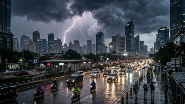 Prakiraan Cuaca 19 Juni 2026: Hujan Petir Landa Jabodetabek