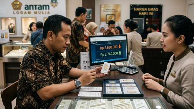Prediksi Harga Emas Antam Besok Sabtu 20 Juni 2026: Turun ke Rp2,63 Juta atau Mantul ke Rp2,76 Juta?
