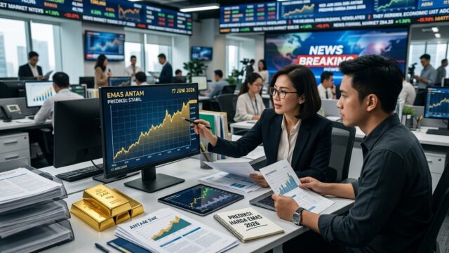 Prediksi Harga Emas Antam Rabu 17 Juni 2026: Diproyeksikan Bergerak Stabil