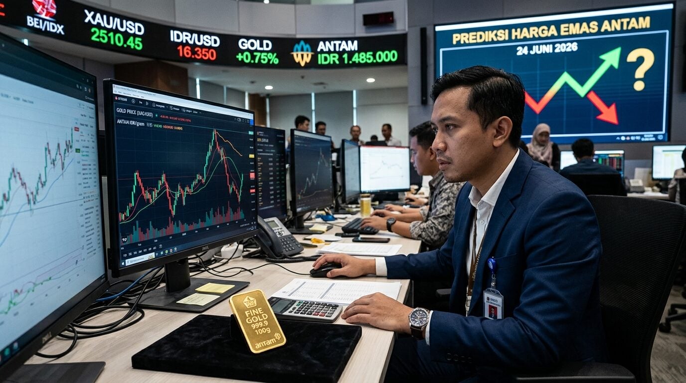 Prediksi Harga Emas Antam Rabu 24 Juni 2026