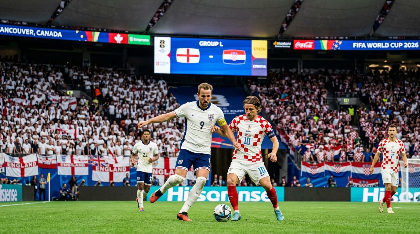 Prediksi Skor dan Analisis Inggris vs Kroasia di Grup L Piala Dunia 2026