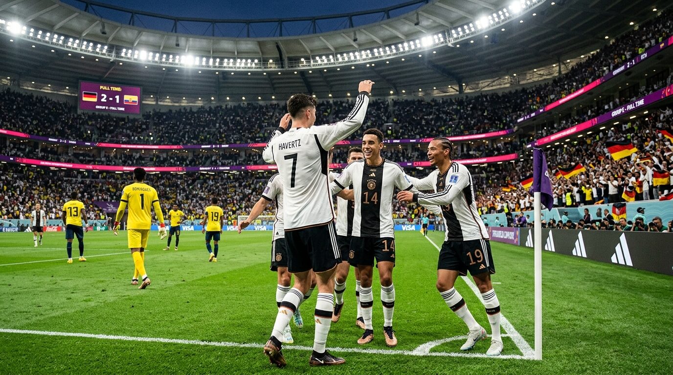 Sapu Bersih Grup E, Jerman Tekuk Ekuador 2-1 untuk Amankan Status Juara Grup