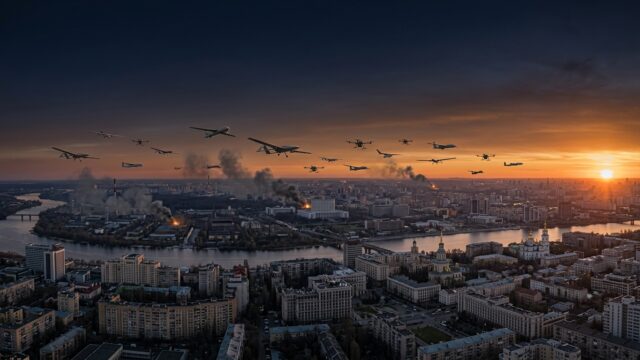 Ratusan Drone Rusia Gempur Ukraina, Kyiv Diserang Sejak Subuh
