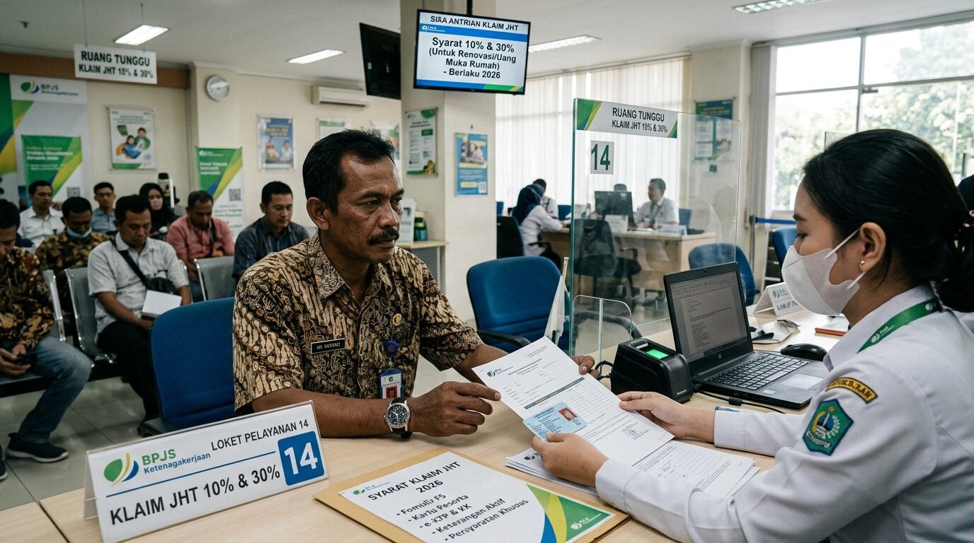 Syarat Klaim JHT BPJS Ketenagakerjaan 10% dan 30% 2026