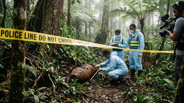 Bom Sisa PD II Tewaskan 5 Jiwa di Biak Numfor Papua