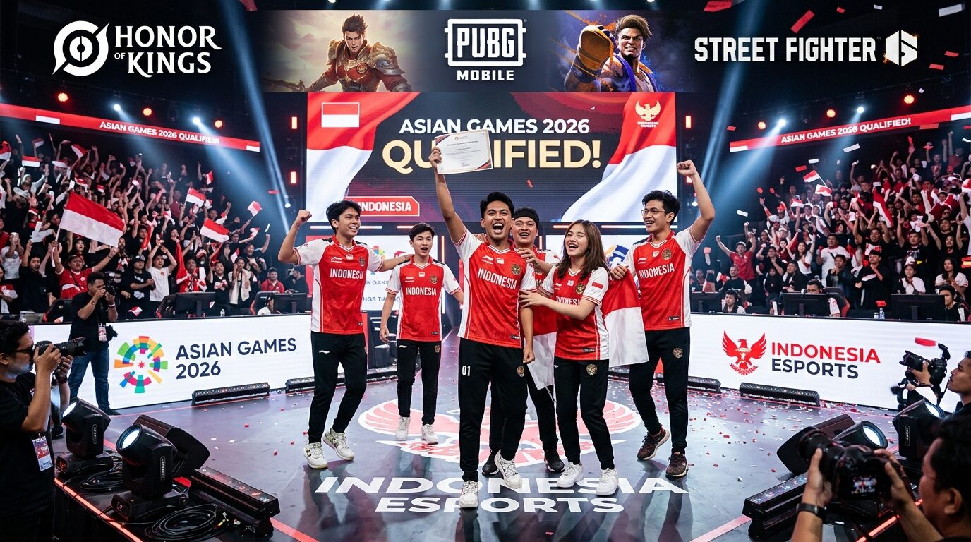 Timnas Esports Indonesia Lolos 3 Nomor Asian Games 2026
