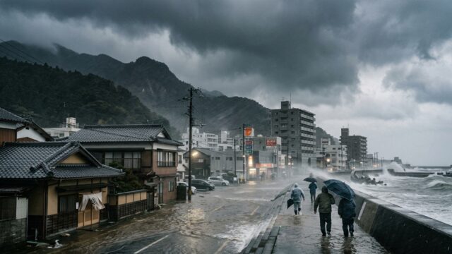 Topan Jangmi Mengamuk di Jepang, 5 Wilayah Siaga Banjir