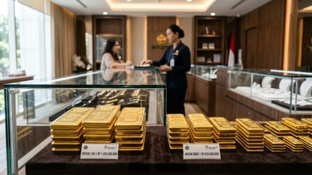 Harga Emas Antam Naik Rp1.000 per Gram, Kini Rp2,774 Juta