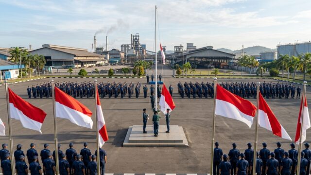 PT Timah Gelar Upacara Hari Lahir Pancasila Serentak di 9 Wilayah
