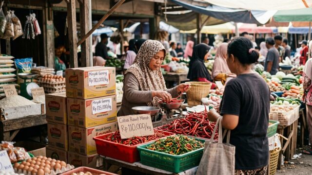 Update Harga Bahan Pokok Bangka Belitung 12 Juni 2026: Sebagian Stabil, Cabai dan Minyak Goreng Naik