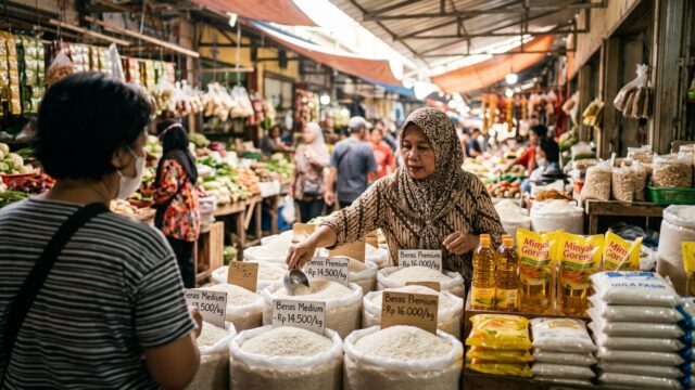 Update Harga Beras, Gula, Minyak Goreng di Palembang Juni 2026
