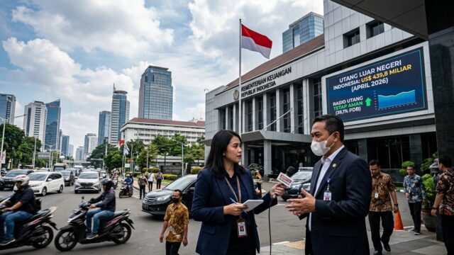 Utang Luar Negeri Indonesia Capai US$439,8 Miliar per April 2026, Rasio Tetap Aman