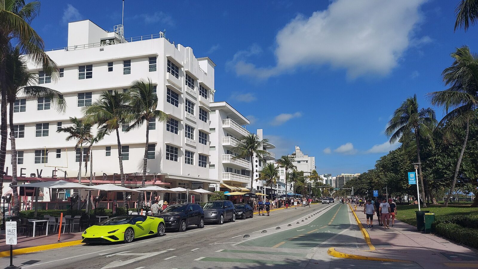 Ocean Drive di South Beach, Miami Beach