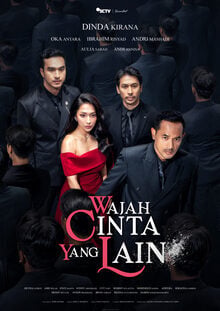 Foto utama serial Wajah Cinta yang Lain dengan pemeran utama Dinda Kirana, Oka Antara, dan Ibrahim Risyad