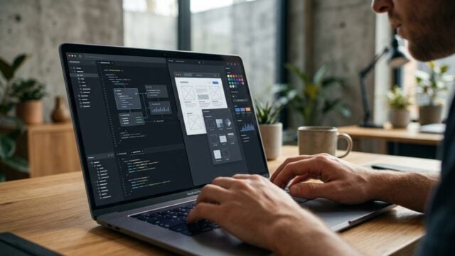 Tampilan antarmuka Canva Code 2.0 dengan fitur edit visual canggih