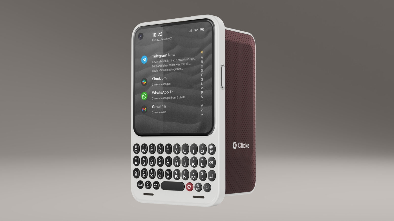 Clicks Communicator, ponsel Android dengan keyboard fisik