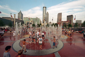 Centennial Olympic Park in downtown Atlanta