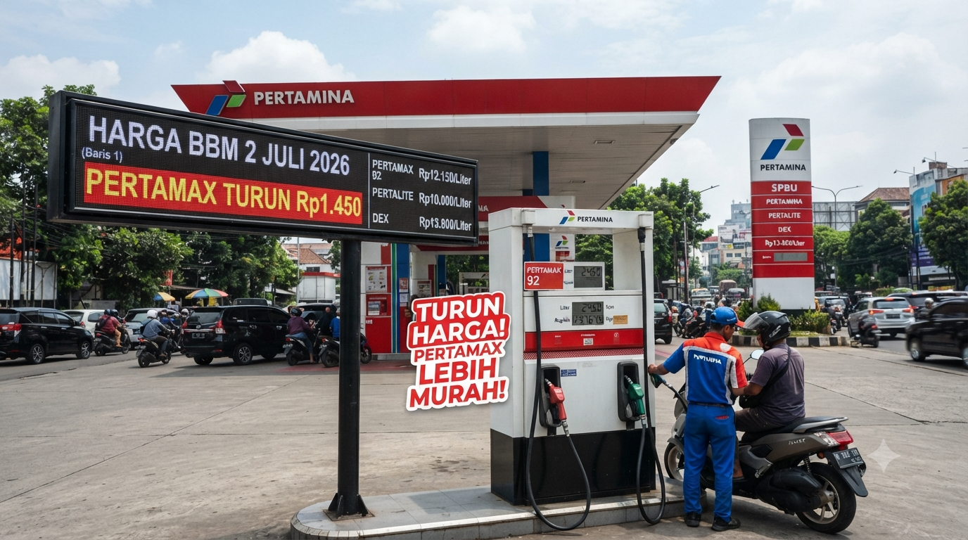 Harga BBM Pertamina 2 Juli 2026 Terbaru Pertalite Pertamax