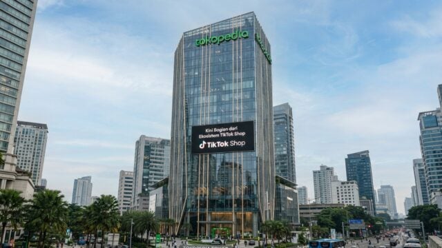 Ilustrasi gedung perkantoran Tokopedia di Jakarta yang kini di bawah naungan ekosistem TikTok Shop