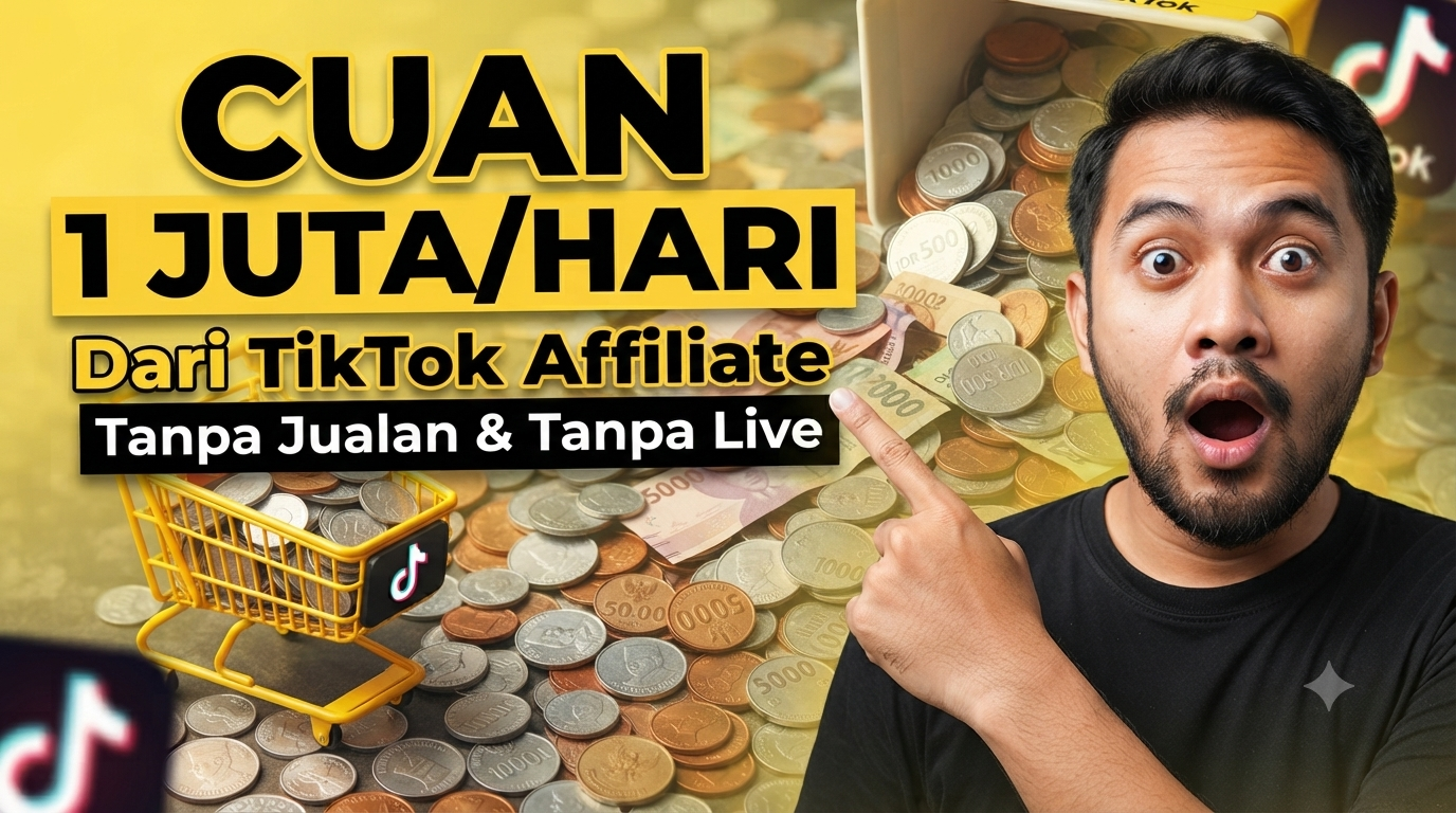 Cara Dapat Uang 1 Juta/Hari Dari TikTok Affiliate 2026