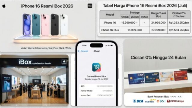 Official iBox iPhone 16 2026: 0% Installments, Warranty