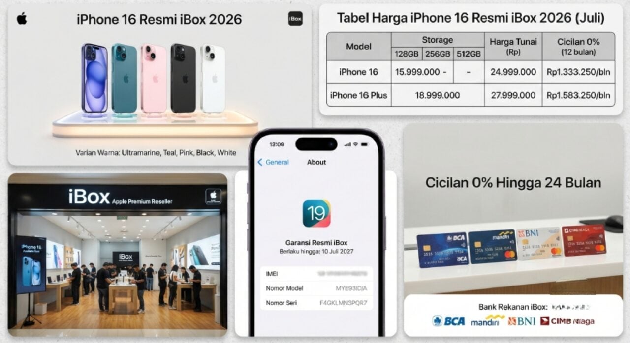 Buy iPhone 16 at iBox: 0% Installments, Official Warranty