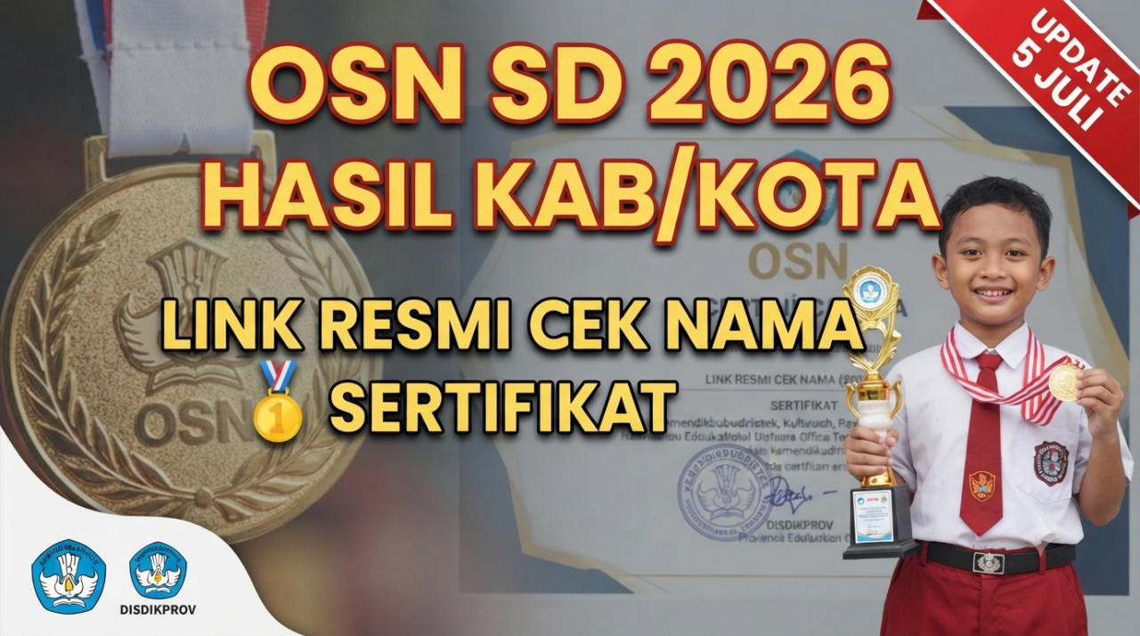 Hasil OSN SD 2026 Kabupaten/Kota