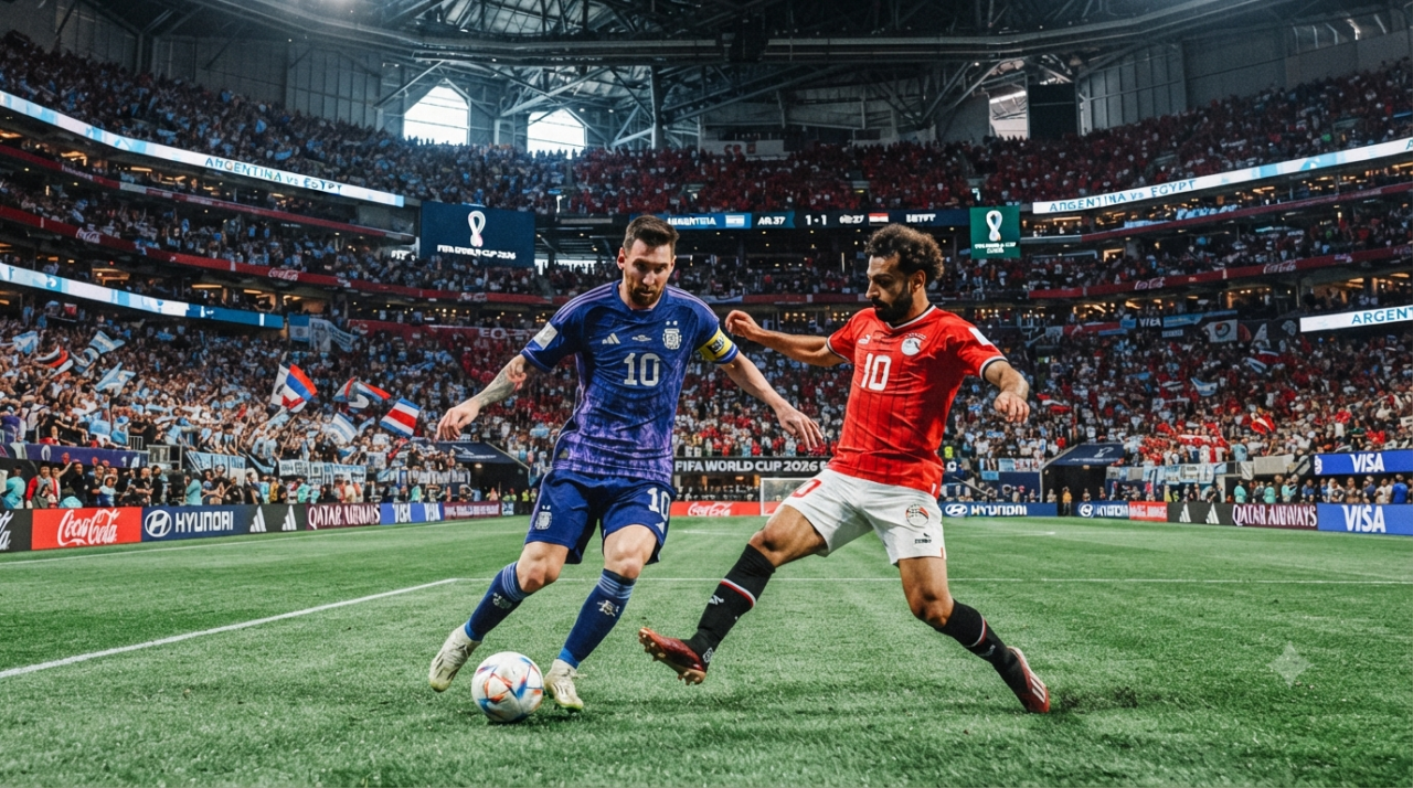 Argentina vs Mesir di 16 Besar Piala Dunia 2026