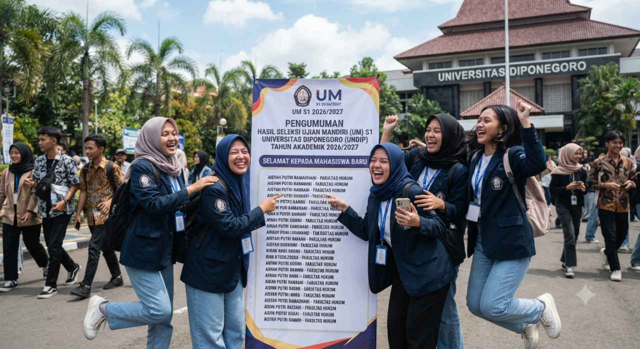 Pengumuman Hasil UM S1 UNDIP 2026/2027