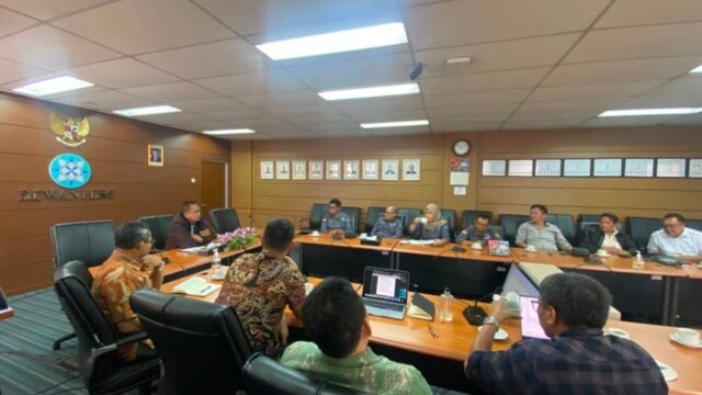 Suasana audiensi antara jajaran DPP Pro Jurnalismedia Siber dan pimpinan Dewan Pers di Jakarta