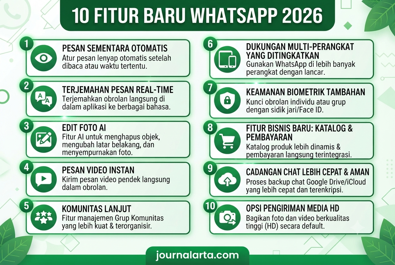 10 FITUR BARU WHATSAPP 2026