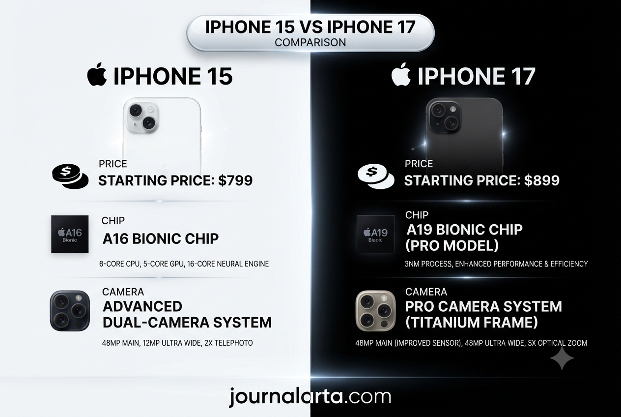 perbandingan iphone 15 vs iphone 17 harga 2026