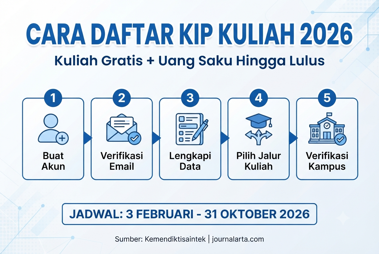5 Langkah Pendaftaran KIP Kuliah 2026