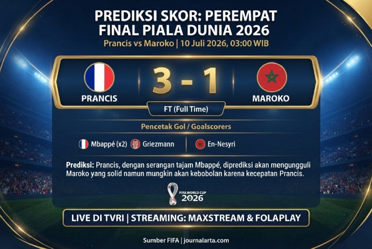 Prediksi skor perempat final piala dunia 2026
