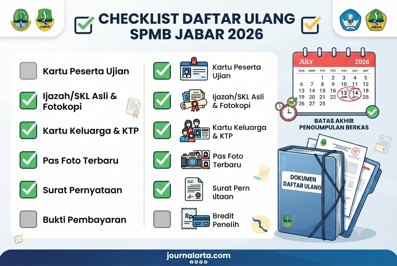 cara daftar ulang spmb jabar 2026 syarat berkas