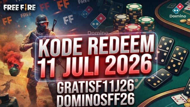 Kode Redeem FF & Higgs Domino Hari Ini 11 Juli 2026