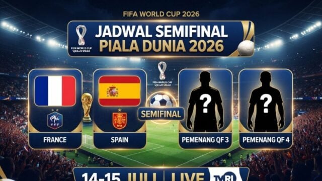Jadwal Semifinal Piala Dunia 2026