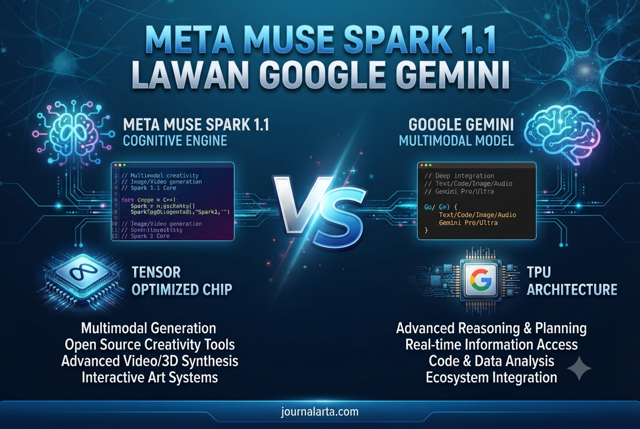 meta muse spark 1.1 ai model lawan google gemini