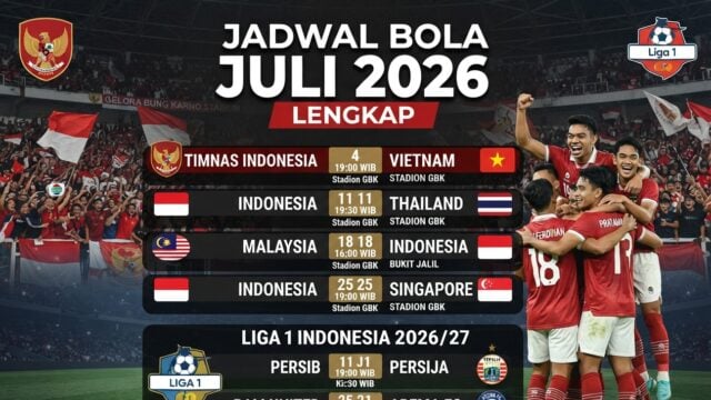 Jadwal Bola Juli 2026